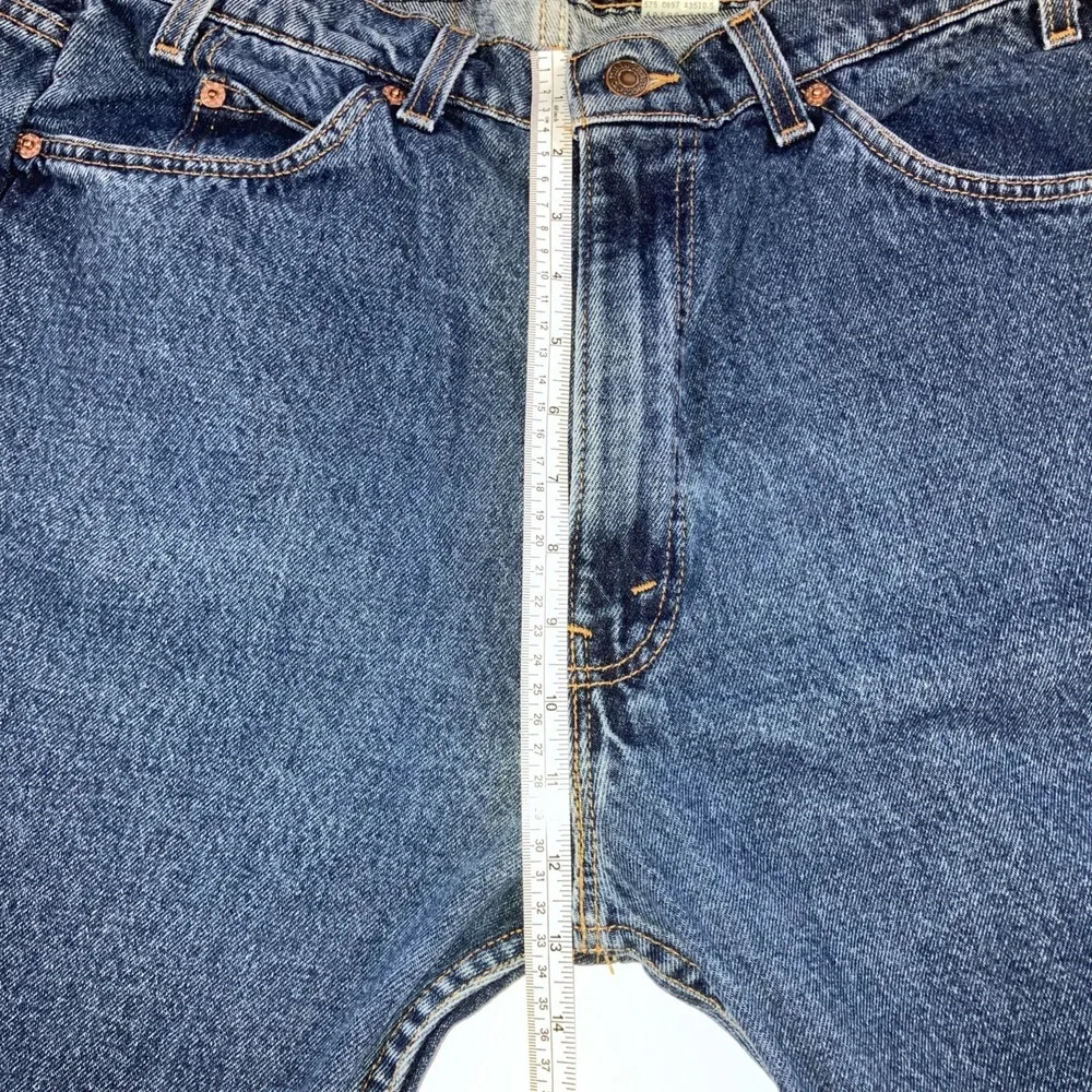 Vintage Levi's 505 Jeans Mens 38x32 Hemmed 36x29 Orange Tab USA Made 90s Y2K